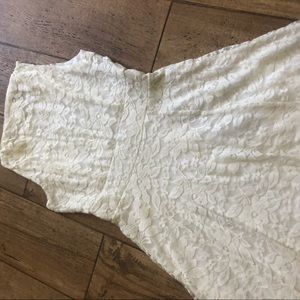 Simple white dress